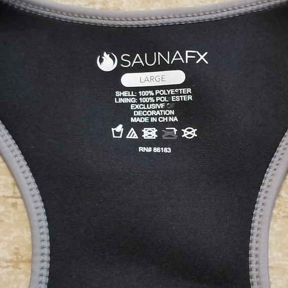 SaunaFX Women's Slimming Neoprene Sauna Vest Sz: Large - Picture 6 of 7